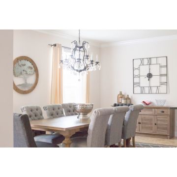 Glass Top Dining Table
